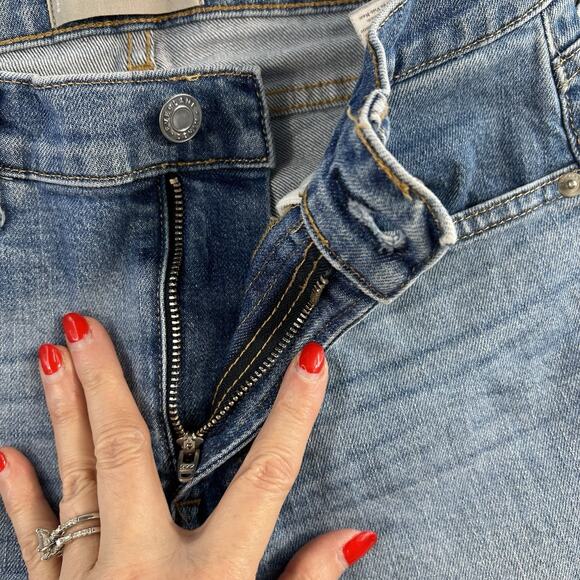 Everlane Sz 27 Ankle Mid Rise Skinny Jean Blue Wash Women’s Stretch Capsule - Picture 6 of 14